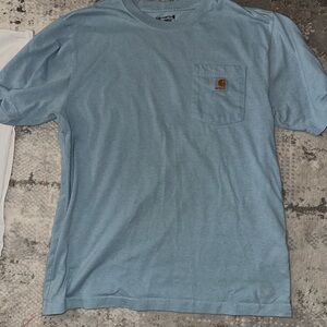 Carhartt Men's Light Blue Short Sleeve Tee